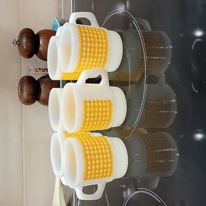 Anchor Hooking Fire King Coffee Mugs set.